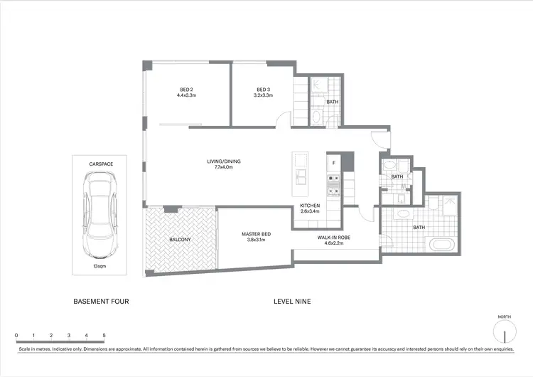 Floorplan of Homely apartment listing, 901/160 King Street, Sydney NSW 2000