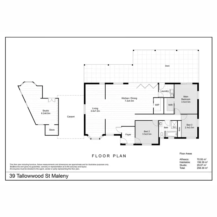 Floorplan of Homely house listing, 39 Tallowwood Street, Maleny QLD 4552