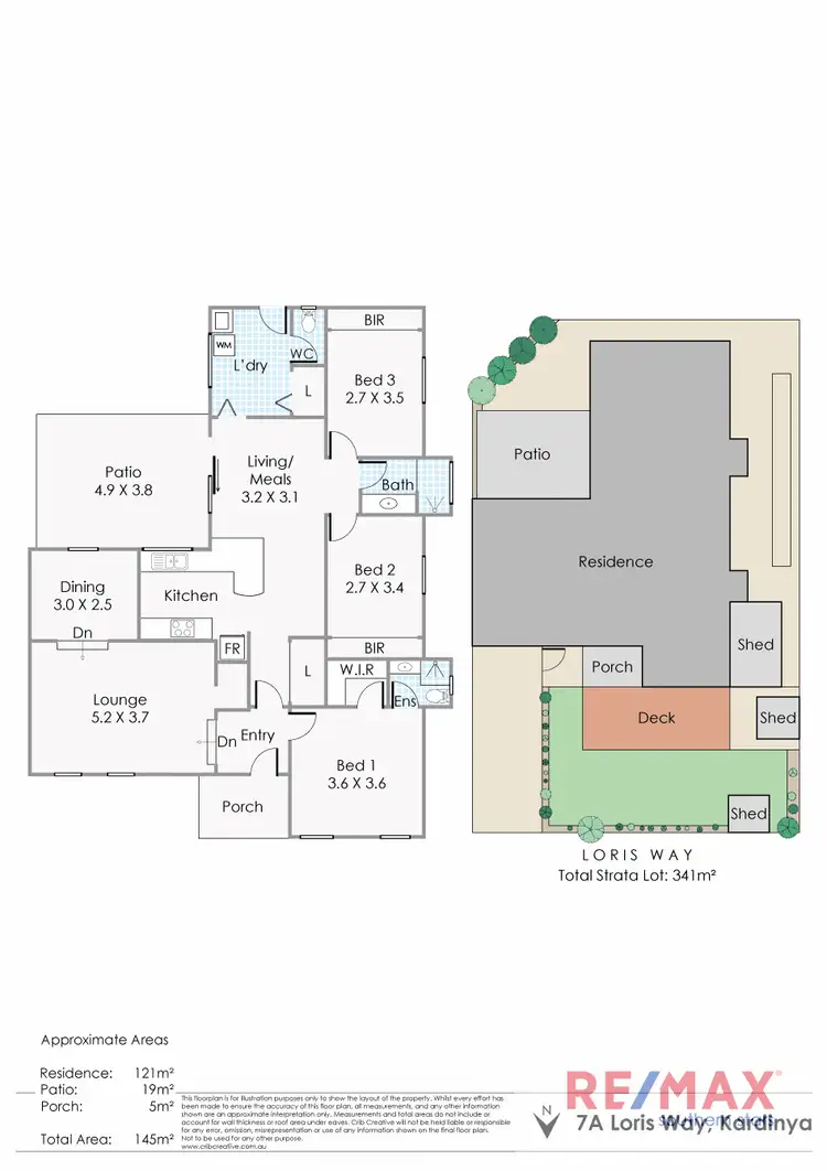 Floorplan of Homely house listing, 7A Loris Way, Kardinya WA 6163