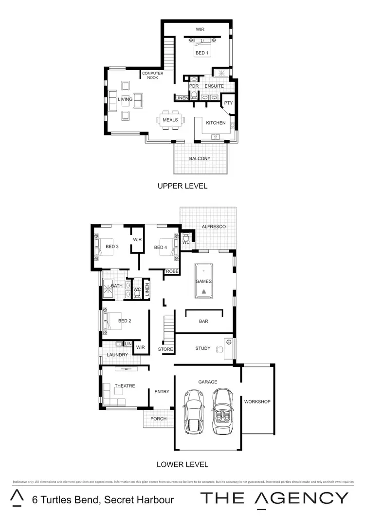 Floorplan of Homely house listing, 6 Turtles Bend, Secret Harbour WA 6173