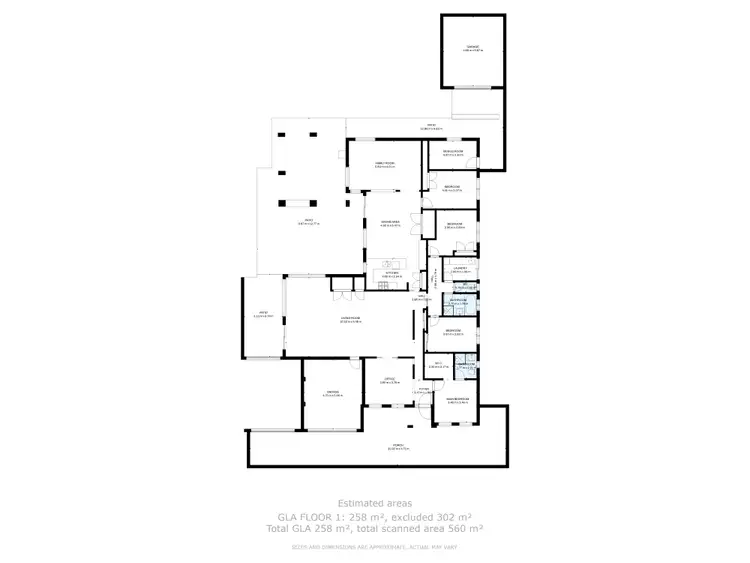 Floorplan of Homely house listing, 6 Sorrel Court, Baranduda VIC 3691