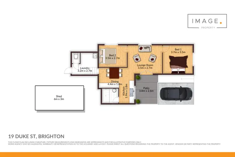 Floorplan of Homely house listing, 19 Duke Street, Brighton QLD 4017