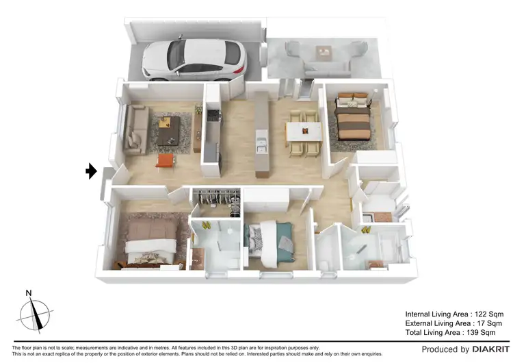 Floorplan of Homely house listing, 23 King Orchid Drive, Little Mountain QLD 4551