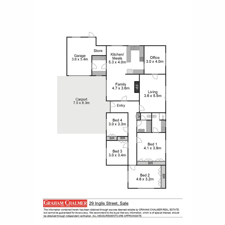 Floorplan of Homely house listing, 29 Inglis Street, Sale VIC 3850