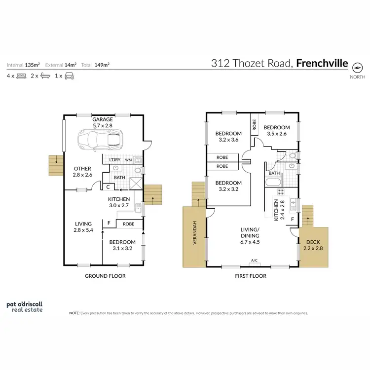 Floorplan of Homely house listing, 312 Thozet Road, Frenchville QLD 4701