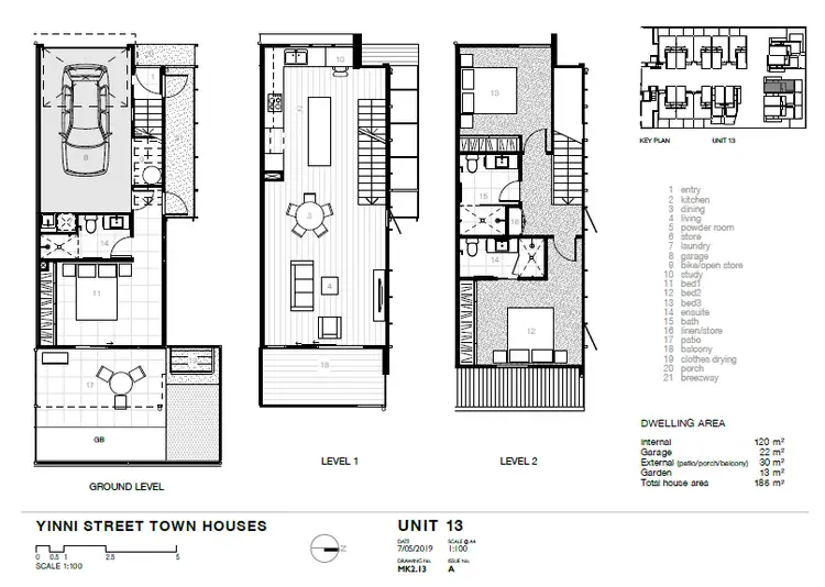 Floorplan of Homely townhouse listing, 13/15-17 Yinni Street, Maroochydore QLD 4558