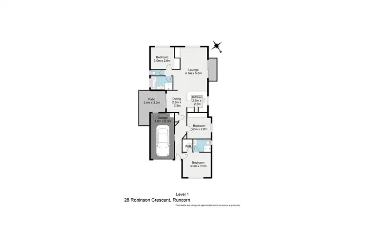 Floorplan of Homely house listing, 28 Robinson Crescent, Runcorn QLD 4113