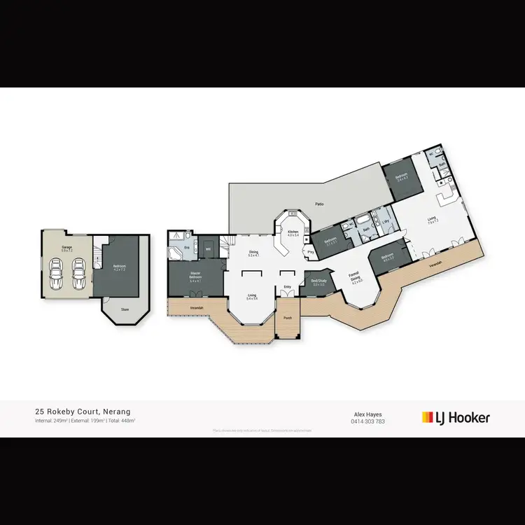 Floorplan of Homely house listing, 25 Rokeby Court, Nerang QLD 4211