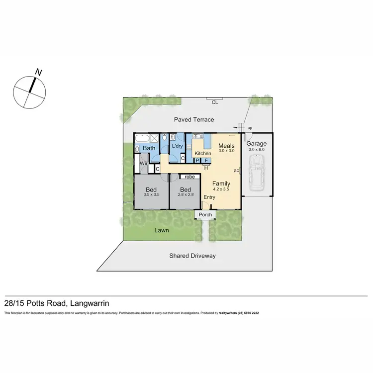 Floorplan of Homely unit listing, 28/15 Potts Road, Langwarrin VIC 3910
