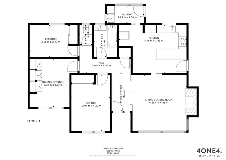 Floorplan of Homely house listing, 24 Hookey Court, Rokeby TAS 7019