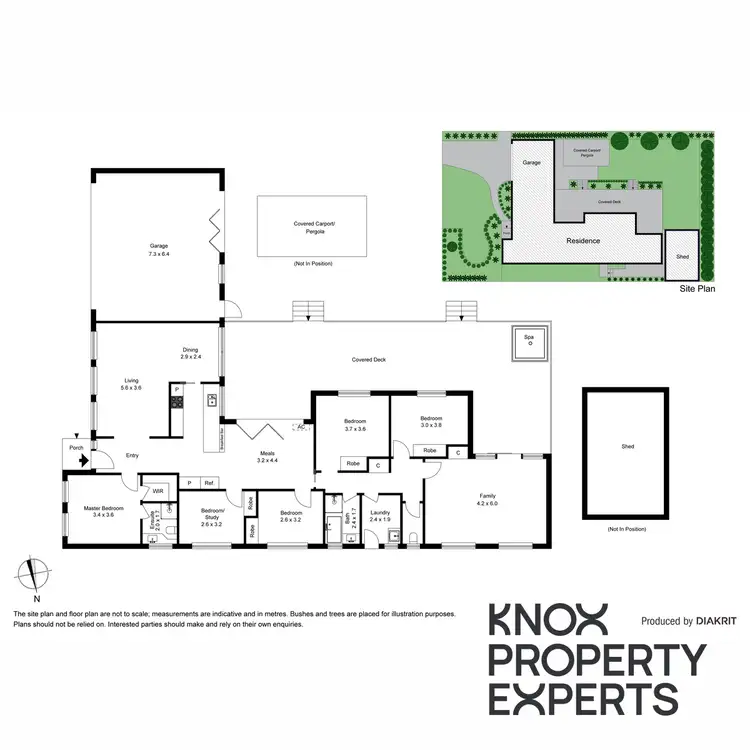 Floorplan of Homely house listing, 25 Orna Street, Ferntree Gully VIC 3156