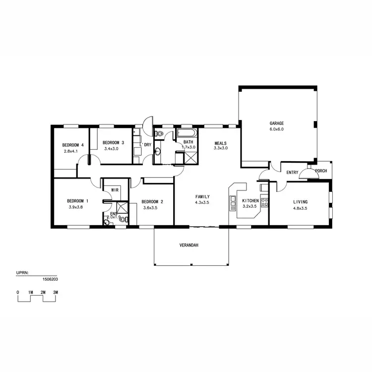 Floorplan of Homely house listing, 8 Holbrook Crescent, Greenwith SA 5125