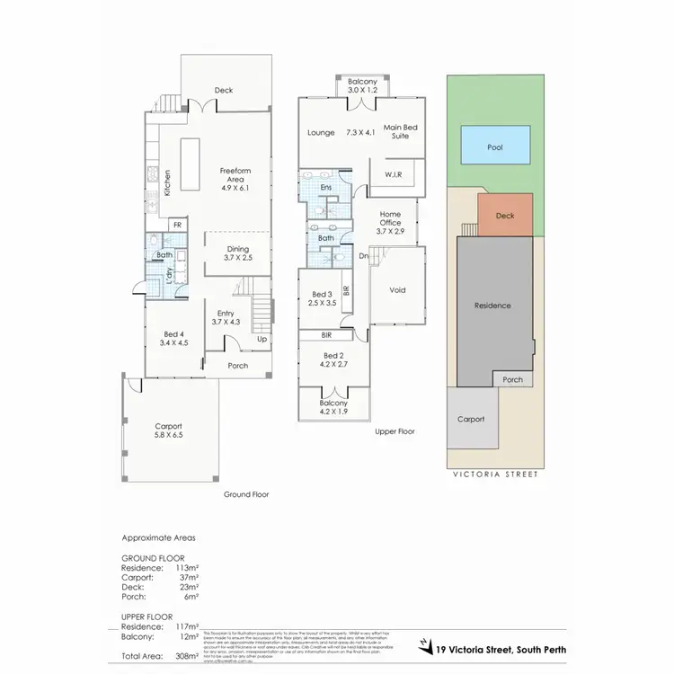 Floorplan of Homely house listing, 19 Victoria Street, South Perth WA 6151