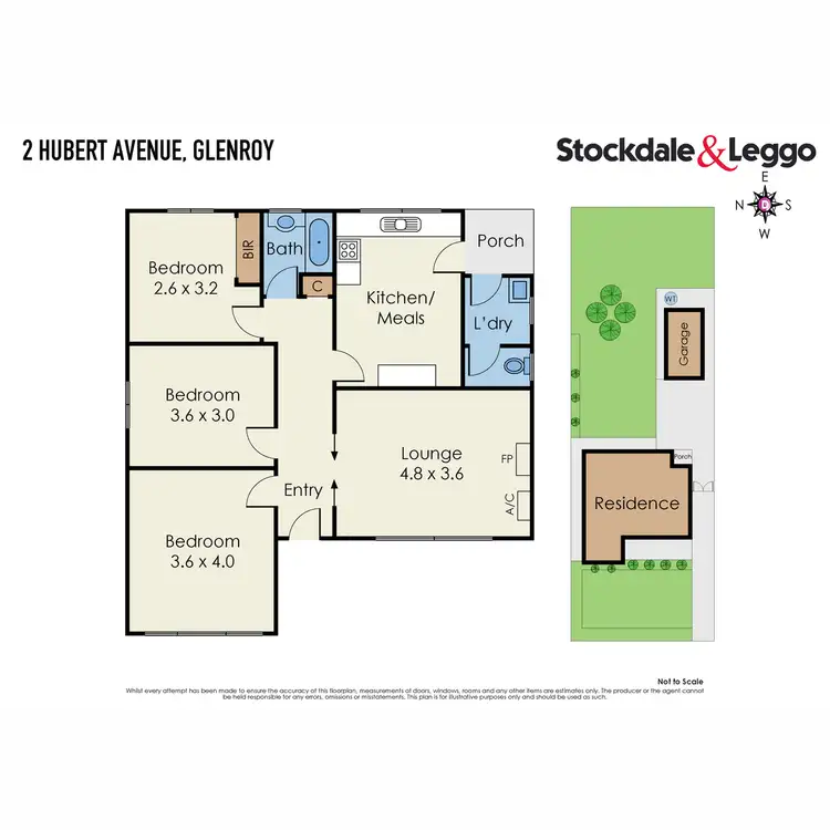 Floorplan of Homely house listing, 2 Hubert Avenue, Glenroy VIC 3046