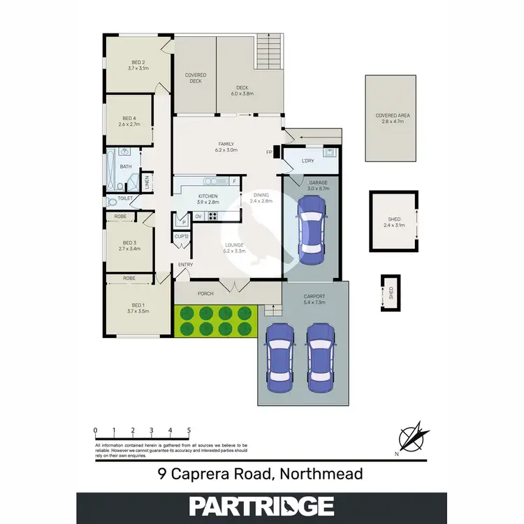 Floorplan of Homely house listing, 9 Caprera Road, Northmead NSW 2152