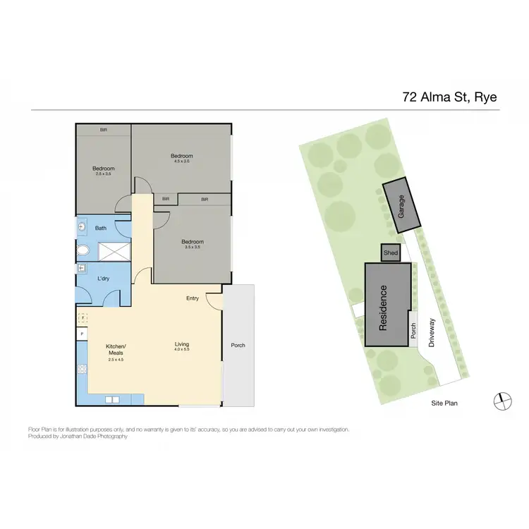Floorplan of Homely house listing, 72 Alma Street, Tootgarook VIC 3941