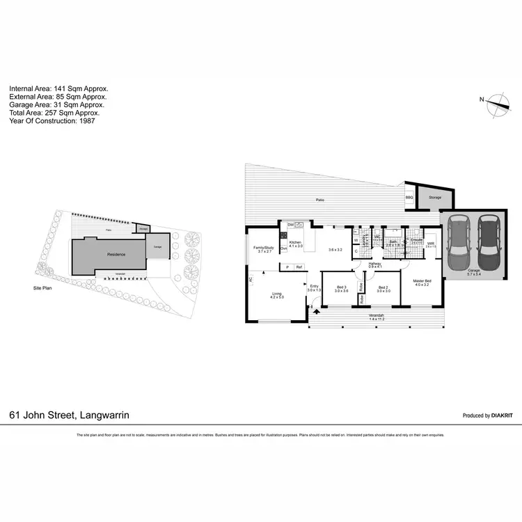Floorplan of Homely house listing, 61 John Street, Langwarrin VIC 3910