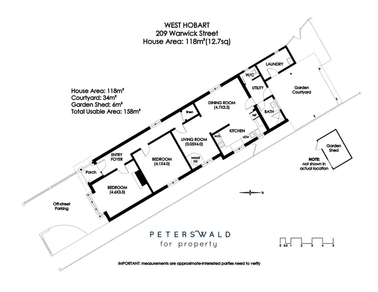 Floorplan of Homely house listing, 209 Warwick Street, West Hobart TAS 7000