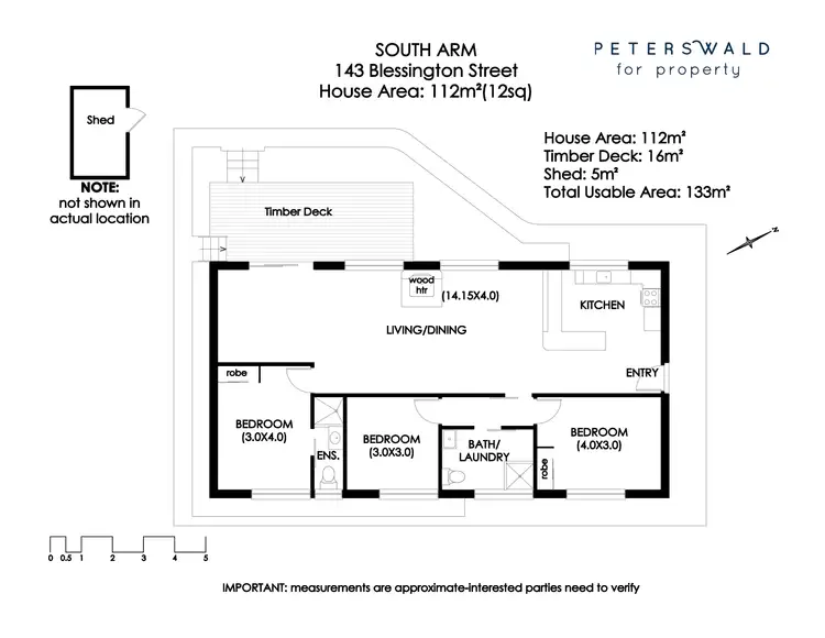 Floorplan of Homely house listing, 143 Blessington Street, South Arm TAS 7022