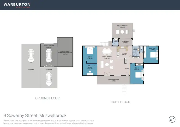 Floorplan of Homely house listing, 9 Sowerby Street, Muswellbrook NSW 2333