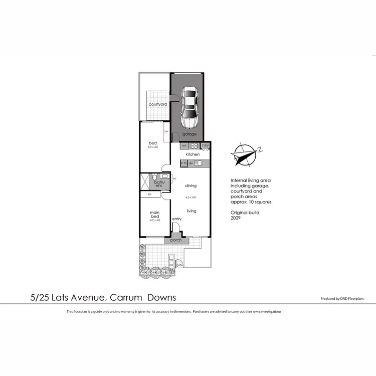 Floorplan of Homely apartment listing, 5/25 Lats Avenue, Carrum Downs VIC 3201