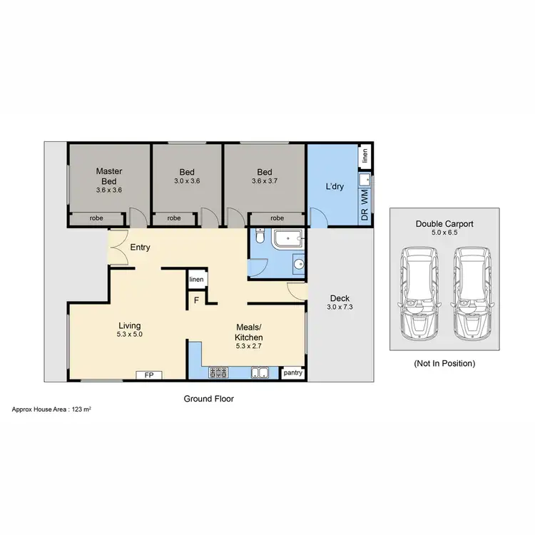 Floorplan of Homely other listing, 1/14 Moorfield Avenue, Rosebud VIC 3939