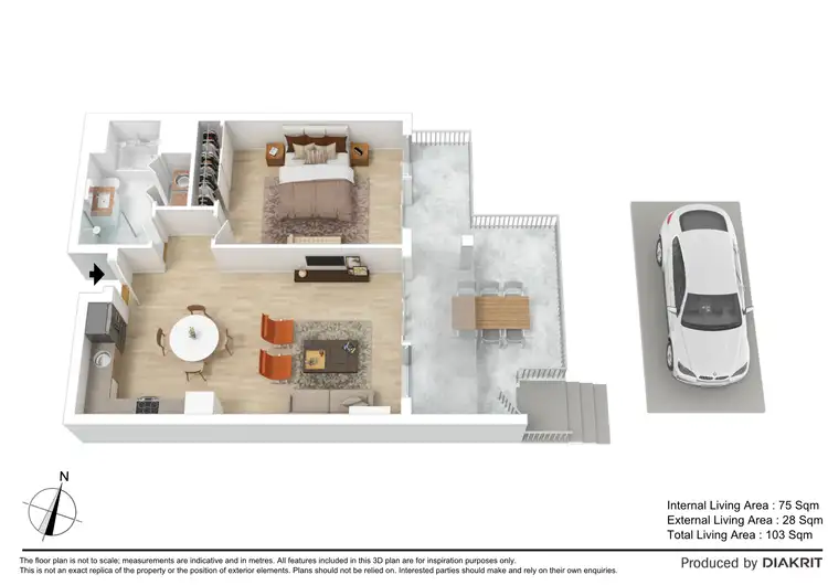 Floorplan of Homely unit listing, 112/1-7 Moores Crescent, Varsity Lakes QLD 4227