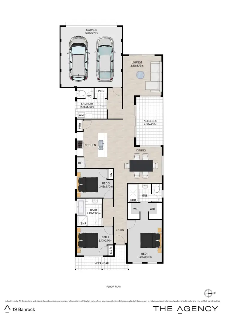 Floorplan of Homely house listing, 19 Banrock Drive, Ellenbrook WA 6069