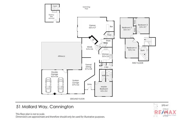 Floorplan of Homely house listing, 51 Mallard Way, Cannington WA 6107