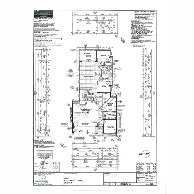 Floorplan of Homely house listing, 24 Isdell Chase, Brabham WA 6055