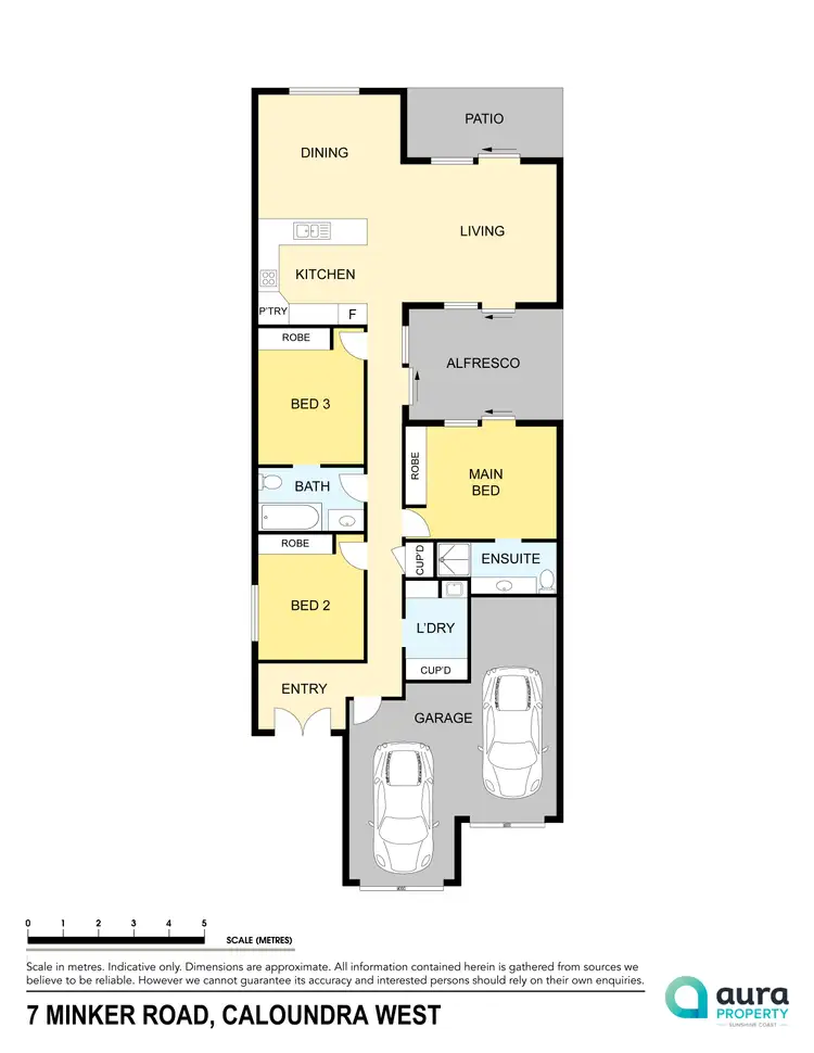 Floorplan of Homely house listing, 7 Minker Road, Caloundra West QLD 4551
