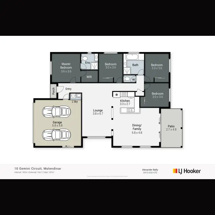 Floorplan of Homely house listing, 10 Gemini Circuit, Molendinar QLD 4214
