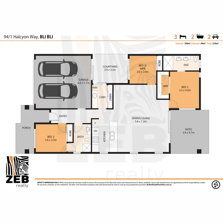 Floorplan of Homely house listing, 94/1 Halcyon Way, Bli Bli QLD 4560