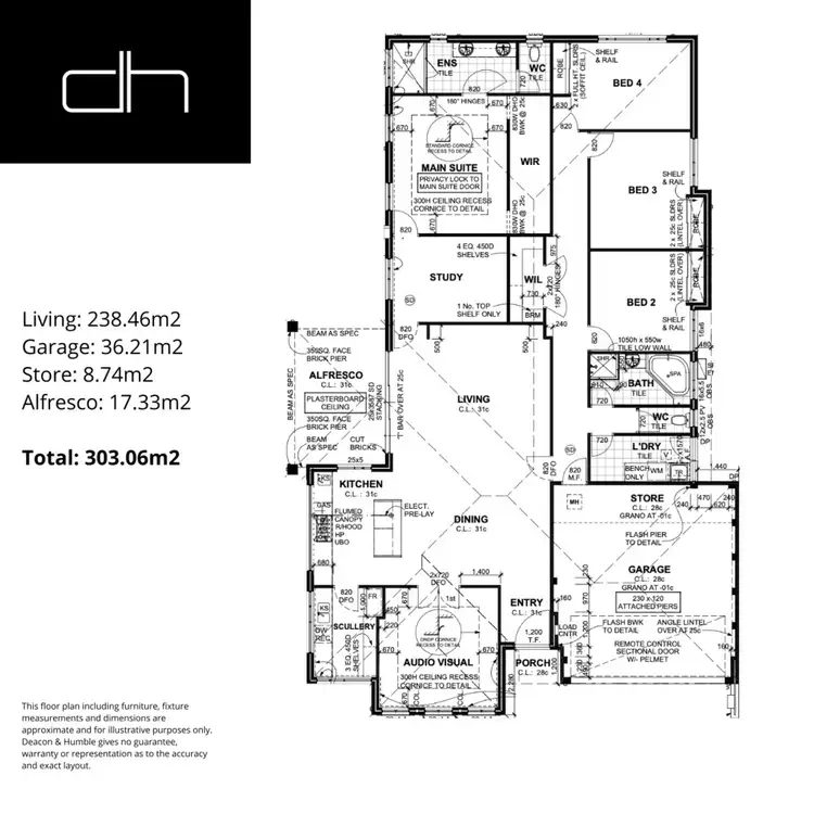 Floorplan of Homely house listing, 45 Saverne Way, Landsdale WA 6065