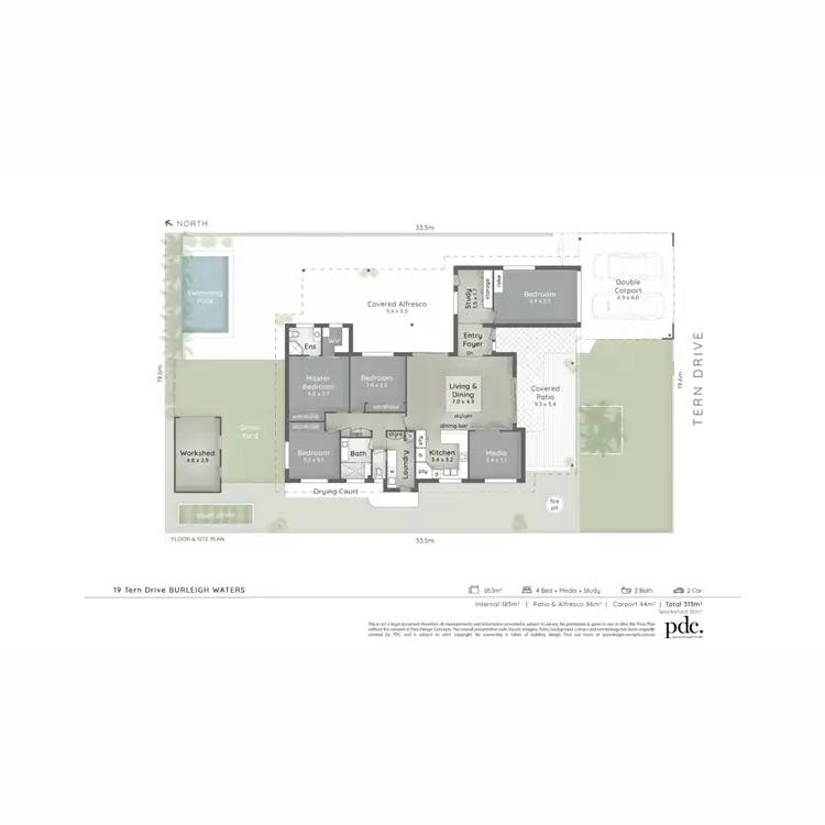 Floorplan of Homely house listing, 19 Tern Drive, Burleigh Waters QLD 4220
