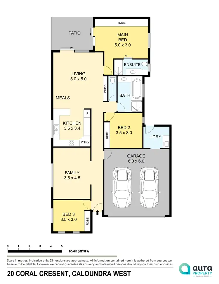Floorplan of Homely house listing, 20 Coral Crescent, Caloundra West QLD 4551