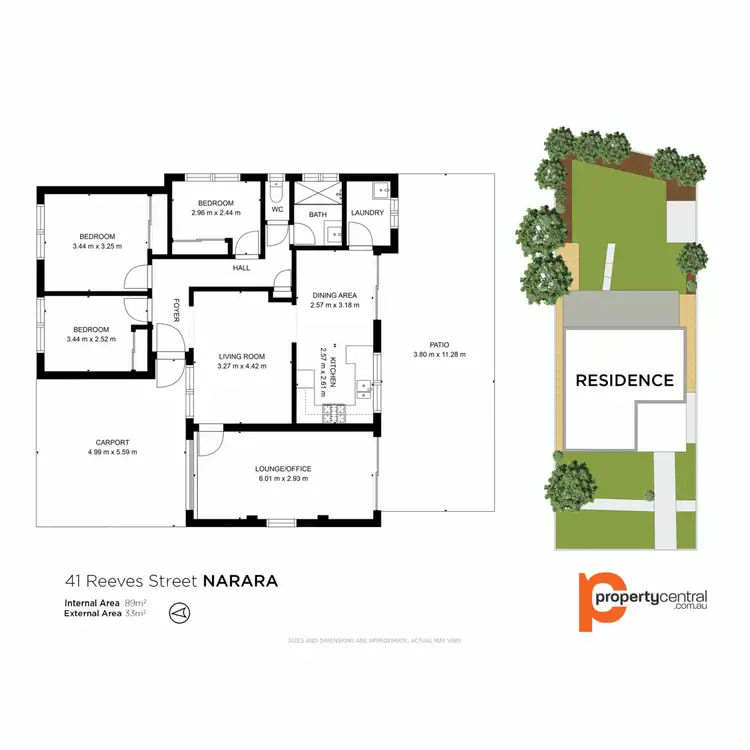 Floorplan of Homely house listing, 41 Reeves Street, Narara NSW 2250