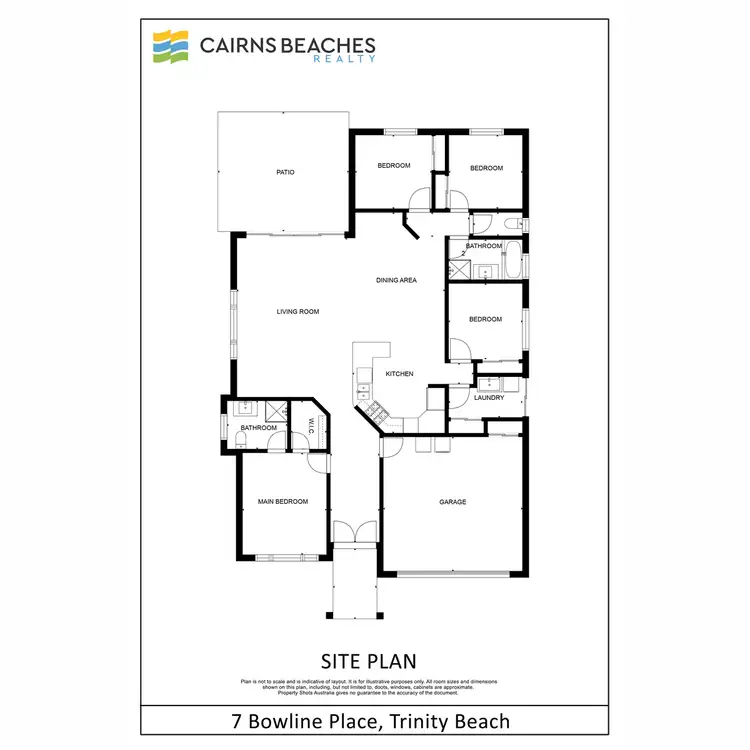 Floorplan of Homely house listing, 7 Bowline Place, Trinity Beach QLD 4879