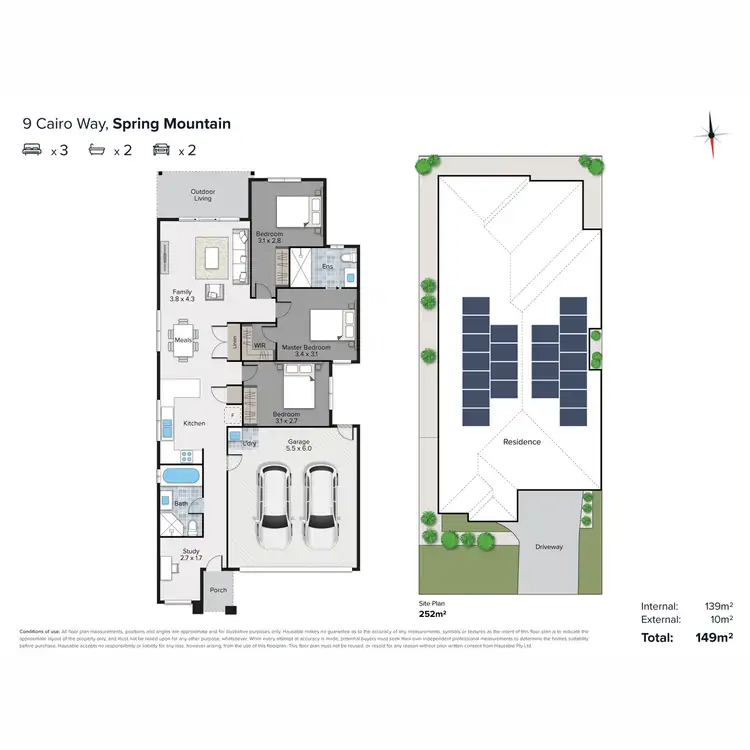 Floorplan of Homely house listing, 5/16-18 Cairo Way, Spring Mountain QLD 4300