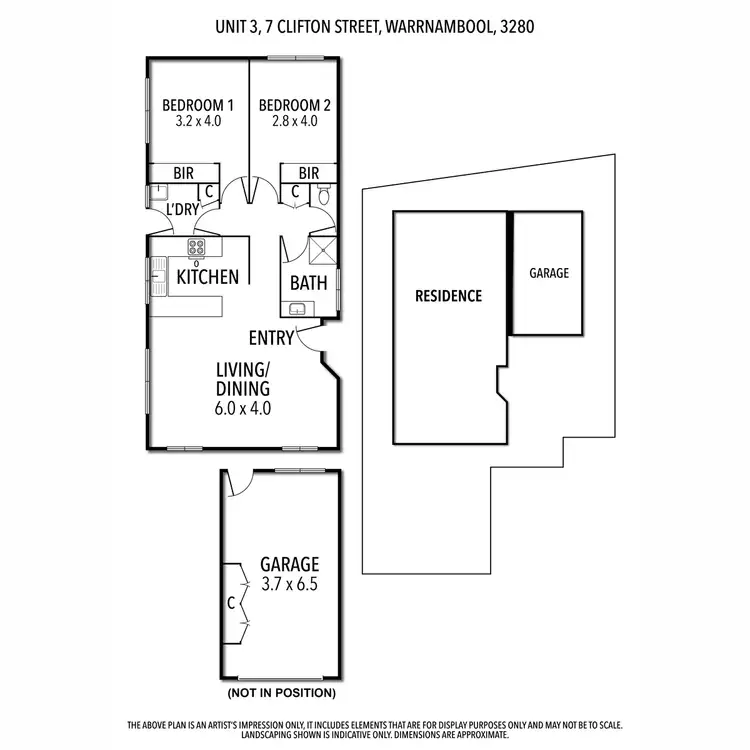Floorplan of Homely unit listing, 3/7 Clifton Street, Warrnambool VIC 3280