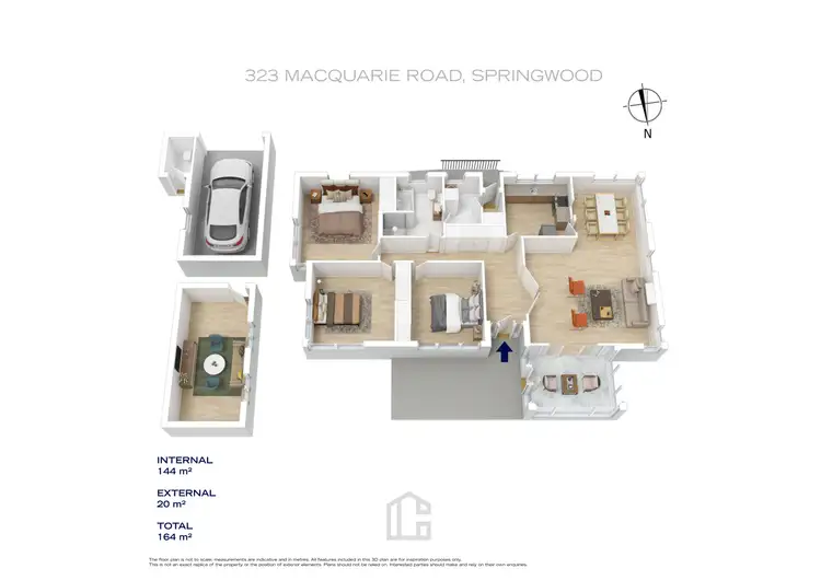 Floorplan of Homely house listing, 323 Macquarie Road, Springwood NSW 2777