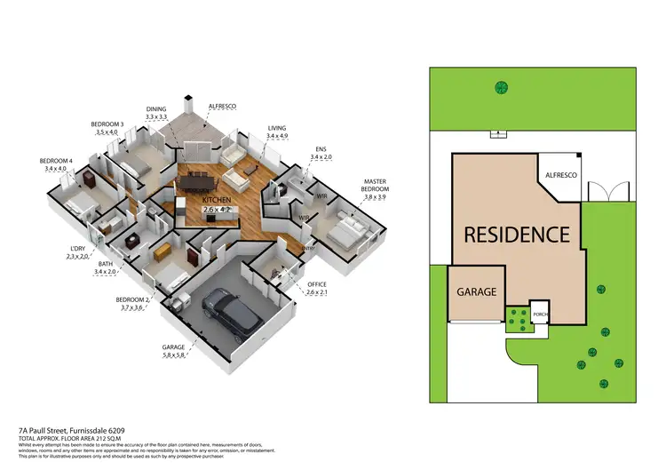 Floorplan of Homely house listing, 7A Paull Street, Furnissdale WA 6209