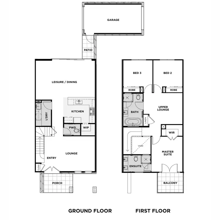 Floorplan of Homely terrace listing, Lot 1607 Lillywhite Circuit, Oran Park NSW 2570