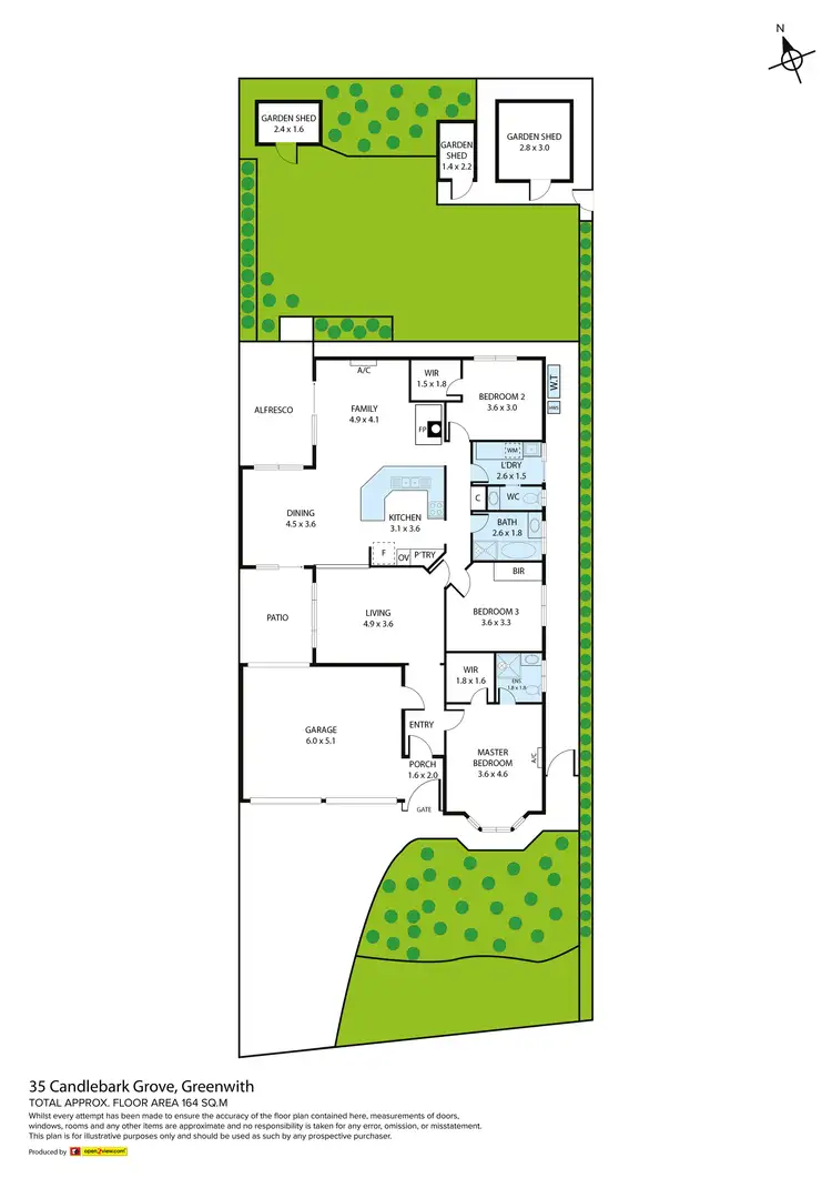 Floorplan of Homely house listing, 35 Candlebark Grove, Greenwith SA 5125