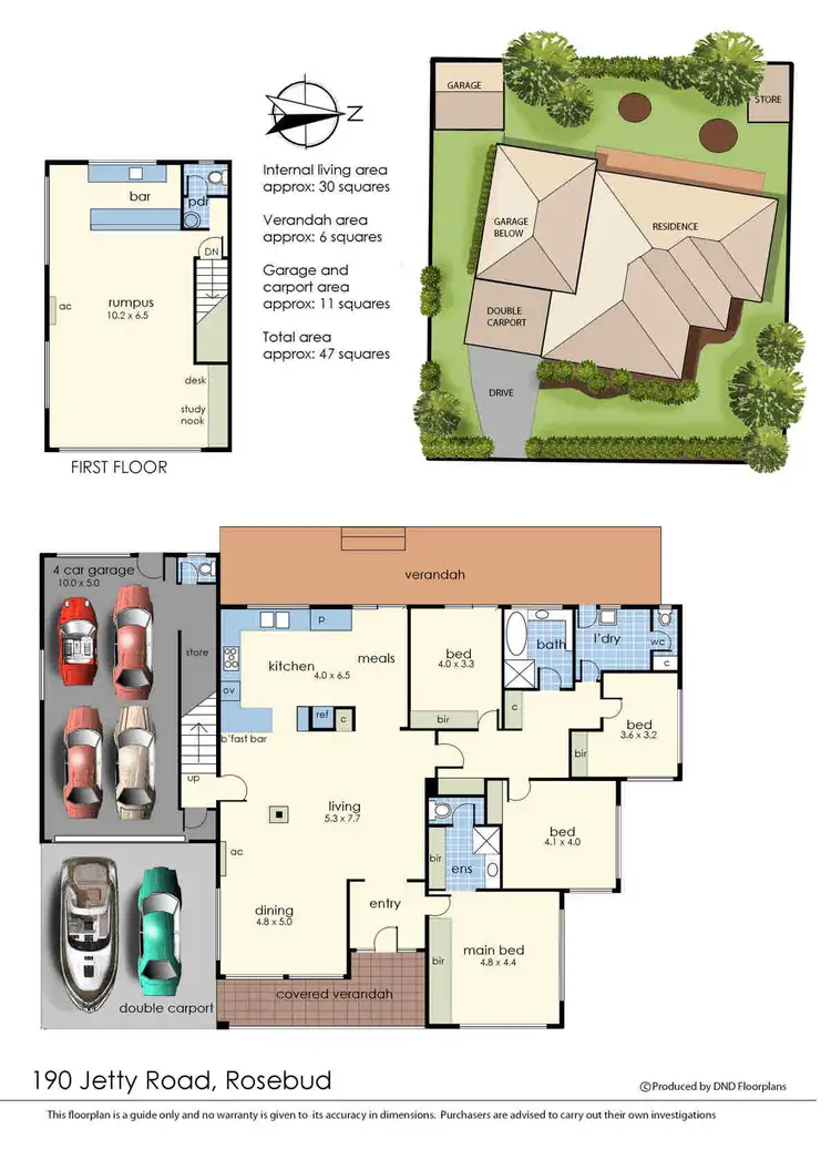 Floorplan of Homely house listing, 190 Jetty Road, Rosebud VIC 3939