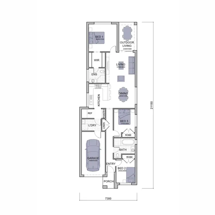 Floorplan of Homely house listing, Lot 133 9 Kelly Street, Austral NSW 2179