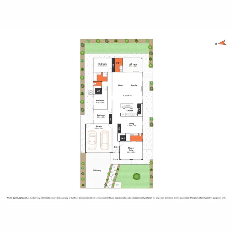 Floorplan of Homely house listing, 6 Alpina Avenue, Mount Duneed VIC 3217