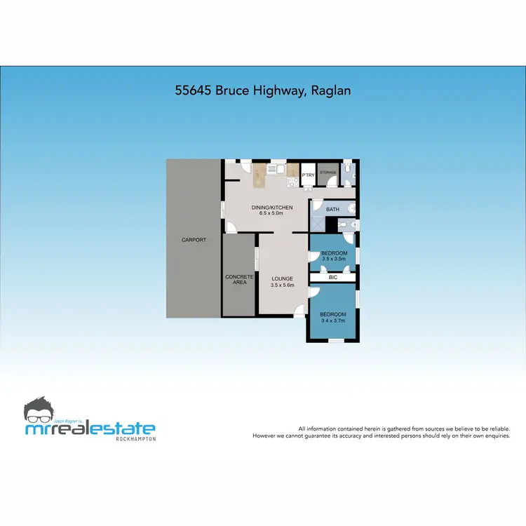 Floorplan of Homely house listing, 55645 Bruce Highway, Raglan QLD 4697