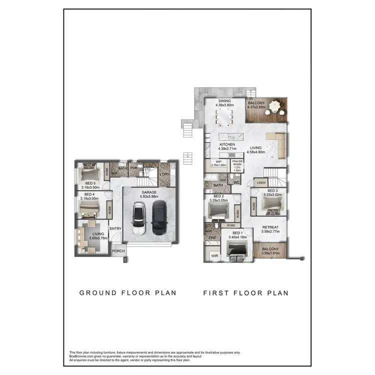 Floorplan of Homely house listing, 10 Broxburn Circuit, Spring Mountain QLD 4300