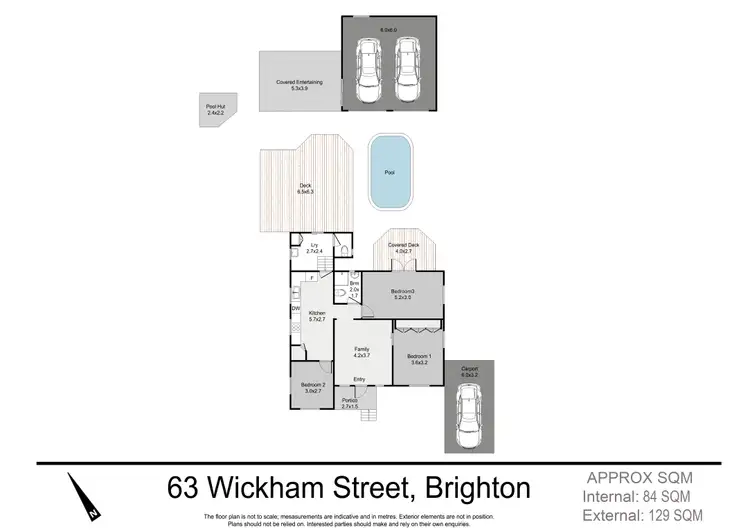 Floorplan of Homely house listing, 63 Wickham Street, Brighton QLD 4017